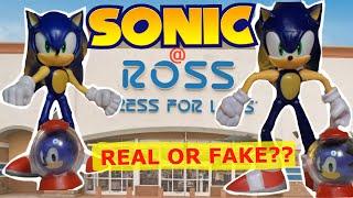 Sonic The Hedgehog figures from Ross: Real or Fake?!!