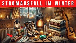 Stromausfall im Winter? Diese 12 Dinge können dein Leben retten!