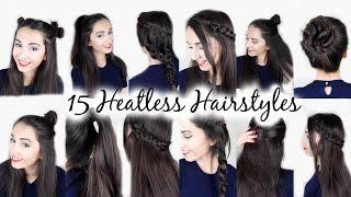 15 Easy Heatless Hairstyles