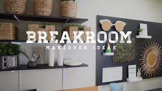 Break Room Makeover Ideas | Edna & Alexandria