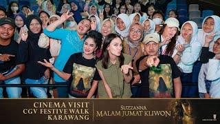 Cinema Visit ke CGV Festive Walk Karawang bareng Luna Maya, Sally Marcelina dan Adi Bing Slamet