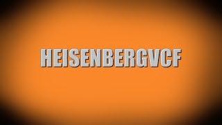 Welcome to My Channel! - heisenbergvcf (TRAILER)