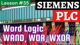 Word Logic Instructions in PLC | Online Siemens Programming Training