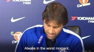 Antonio Conte Gets A Call During Press Conference - 'It's My Wife!'