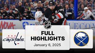 NHL Highlights | Capitals vs. Sabres | January 06, 2025