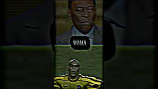 Pele vs Ronaldo Nazario and Ronaldinho #shorts #fyp #viral