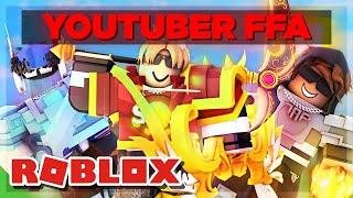 YOUTUBER FREE FOR ALL #3! Roblox Bedwars