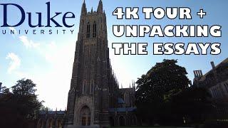 Duke University Tour [4K] + Essay Tips #duke #collegetour #essay