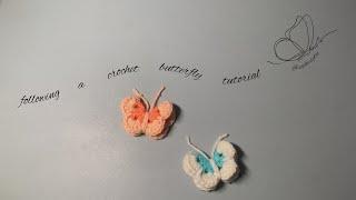 following a crochet butterfly tutorial | sophie lin