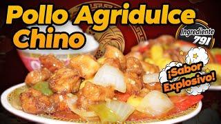  Receta Original: POLLO AGRIDULCE CHINO  ¡sabor explosivo!