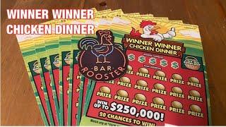 Winner Winner Chicken Dinner Tickets‼️ California Lottery Scratchers