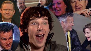 The Sherlock cast being themselves