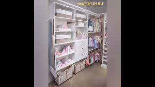 9 Lux Ideas to Organize Your Kid's Closets!!#homeinteriordesigners #homeinteriorinspo #closets