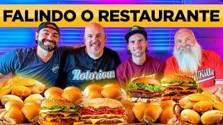 Time de comilões QUEBRAM RECORDE no RODÍZIO! | Feat. Bob, Sean, James