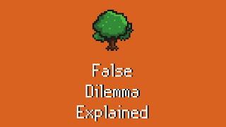 False Dilemma Explained [Vertical Video] - Logical Fallacies in 60 Seconds