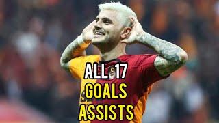 Mauro Icardi • All 17 Goals & Assists 23/24