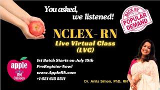 NCLEX Live Virtual Class by Dr. Anila Simon