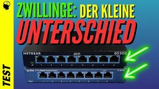 Geflasht! 8 Port 1 Gbit Netzwerk Switch im Test | Netgears vs TPLINK | Vergleich