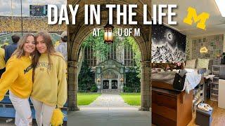 A DAY IN MY LIFE at the University of Michigan | Realistic Life at College