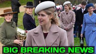 ROYALS IN SHOCK! Lady Louise appears completely mature when she joins Royal Family on Christmas Day