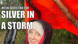  Metal detecting in a downpour uncovers a Middle Ages hammered silver coin .. ️