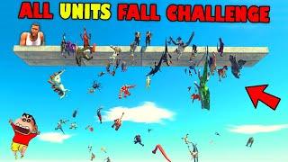 ALL UNITS FALL CHALLENGE in Animal Revolt Battle Simulator with SHINCHAN and CHOP | ARBS HINDI