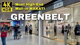 Most High-End Shopping Mall in Makati City! GREENBELT TOUR | Metro Manila Malls 4K | Philippines