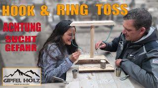 Ring Toss Geschicklichkeitsspiel - Ringwurfspiel - Partyspiel selber bauen - DIY Saufspiel - Spaß