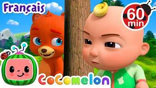 Cache-cache | Chansons pour Bébés | CoComelon Le coin des Animaux de JJ - Comptines