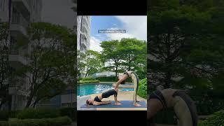 Universal Yogini (101) | Duo Yoga with Besties by Yoga with Parisa, Universal Yogini #Shorts