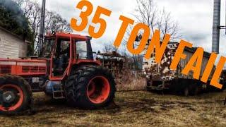 TRACTOR PULL: SAME Hercules 160 Attempts to Pull 70K# Loaded Truck (Fail)