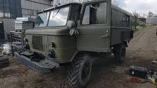 GAZ-66 shelter test drive