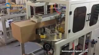 hennopack MPK-30K up to 35 case per minute high speed carton box erector workshop testing video