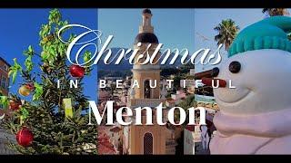 Christmas in BEAUTIFUL Menton France ️ ️ | French Riviera