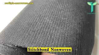 rpet stitchbond non woven fabric 100%recycle polyester PET nonwoven fabrics