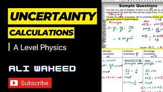 Combining Uncertainties | A Level Physics | Unit 1