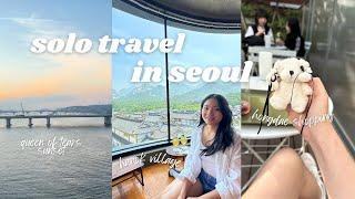 seoul vlog  dreamy hanok village, korea's best fried chicken, queen of tears sunset, hongdae shops