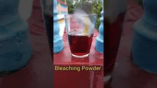 Easy Science Experiment With Iodine and Bleaching Powder 