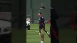 Jadon Sancho back training at manchester united with Marcus Rashford #sancho #man u #viral