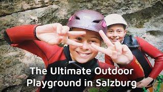 Salzburg for Kids - Canyoning Almbachklamm