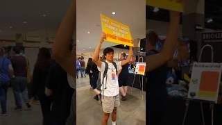 Will people dance for a free Lego minifigure? #lego #dance #challenge