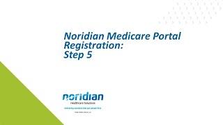 Noridian Medicare Portal Registration: Step 5