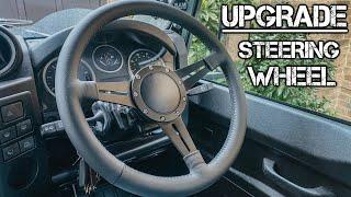 DEFENDER BUILD (PART 2)  - Steering Wheel Upgrade