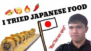 I TRIED JAPANESE FOOD a.k.a: Suki Desu Maki **It was spicy!**