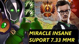 INSANE MIRACLE RUBICK POS 4  7.33C RUBICK HIGH MMR MATCH