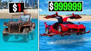 $1 vs $1,000,000 Navy Cars on GTA 5 RP