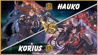 GBVSR - Hauko [Siegfried] vs. Korius [Nier] | Masters Ranked Matches