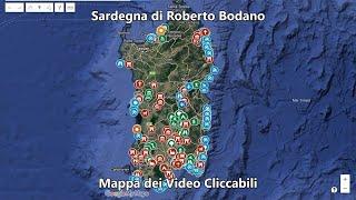 Let's explore Sardinia with TheSilentube83 Channel ~ Clickable Video Map!