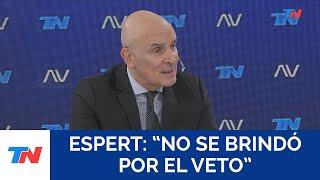 José Luis Espert: "No se brindó por el veto"