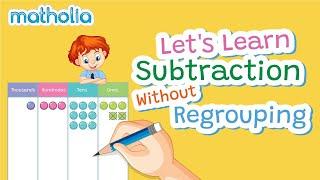 'Let's Learn - Subtraction Without Regrouping